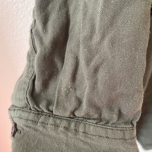 BDG Urban Outfitters Olive Green Button Down Dress - Picture 6 of 12